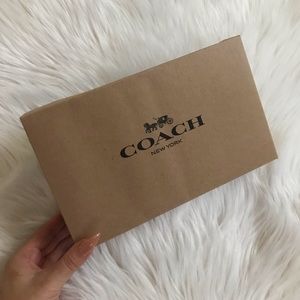 Coach Brown Paper Carton Gift Box